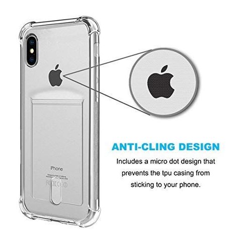 ShieldCase® ShieldCase Shock case met pashouder iPhone X / Xs ShieldCase® ShieldCase Shock case met pashouder iPhone X / Xs
