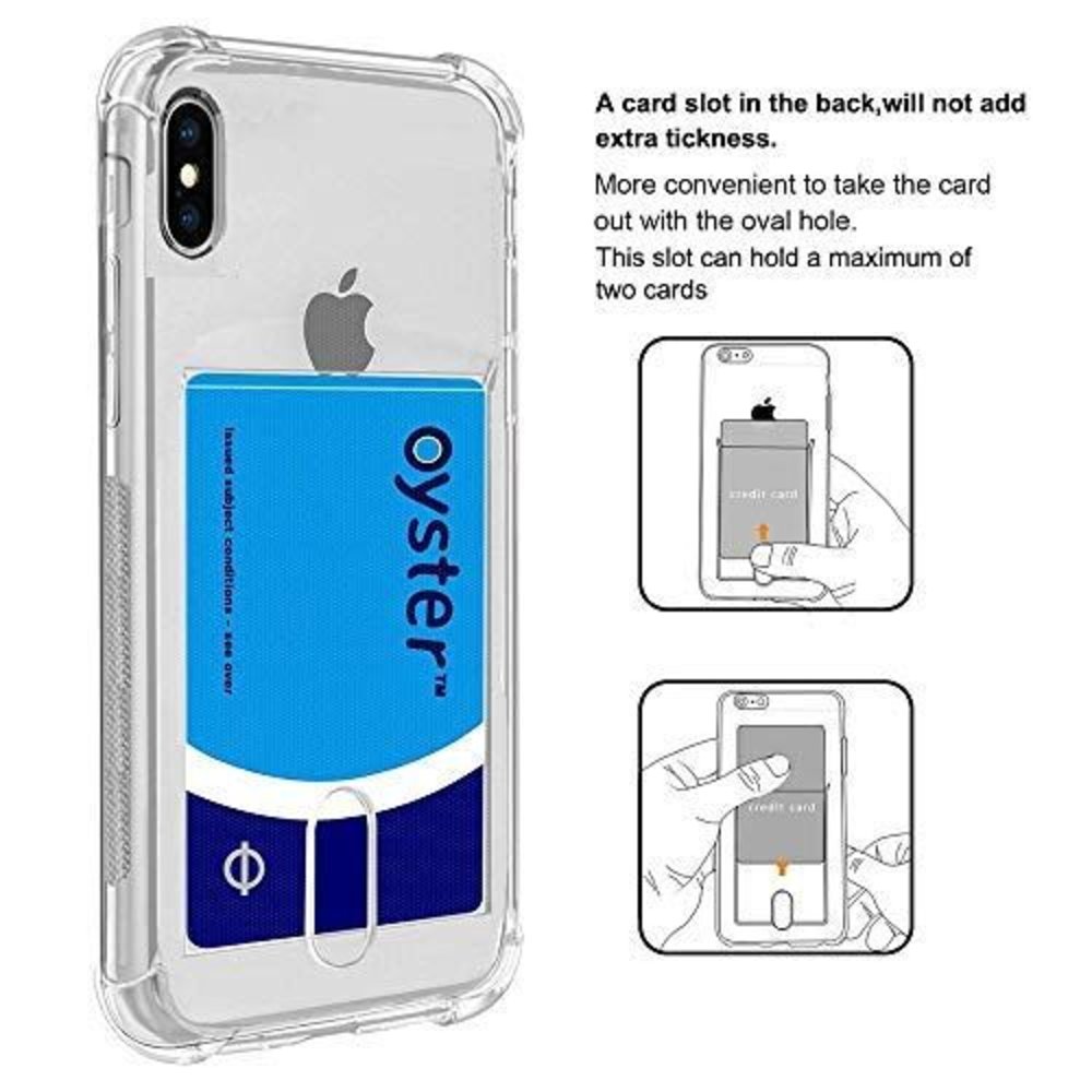 ShieldCase® ShieldCase Shock case met pashouder iPhone X / Xs ShieldCase® ShieldCase Shock case met pashouder iPhone X / Xs