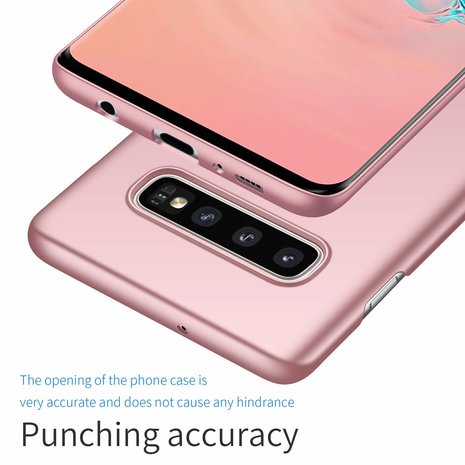 Ultra thin roze Samsung S10 case Phone Factory