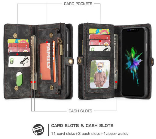 Hechting Waden Uitvoerbaar ShieldCase 2-in-1 wallet case iPhone Xr - Phone-Factory