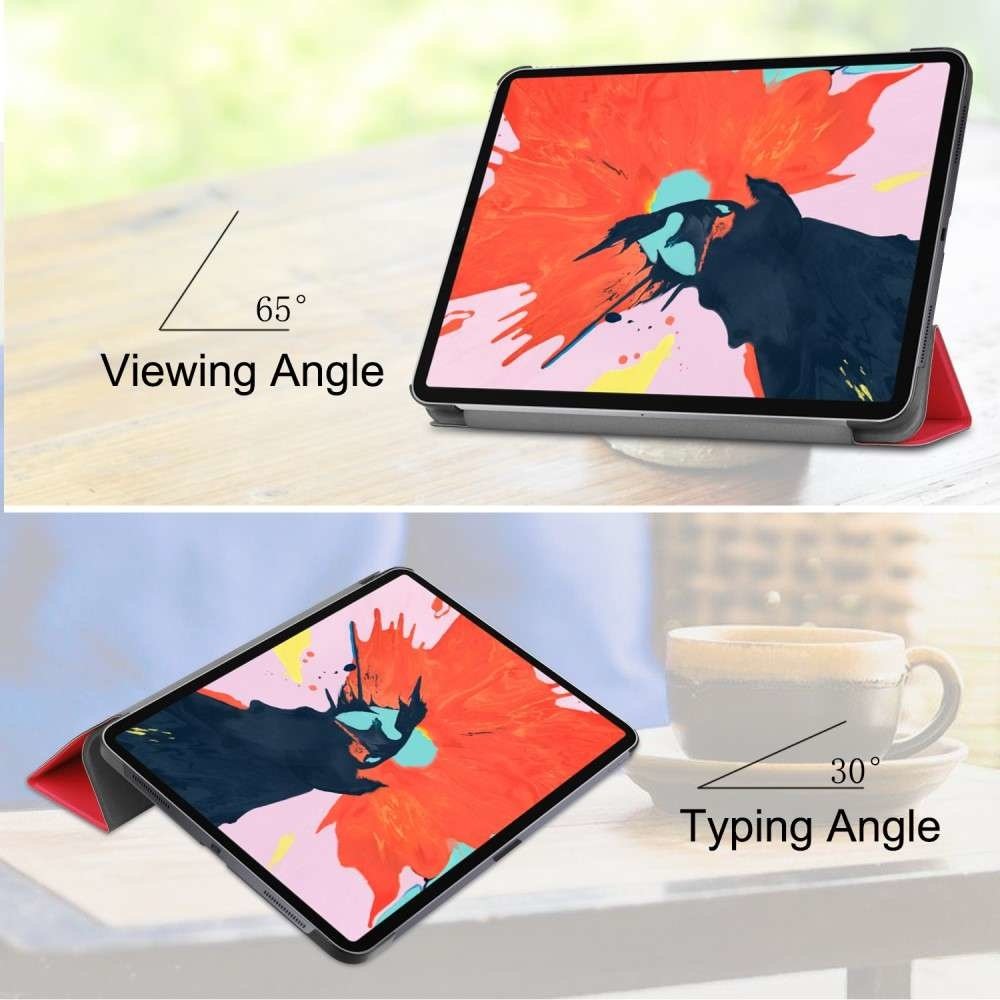 Just in Case Apple iPad Pro 12.9 2018 Smart Tri-Fold Case (Red)