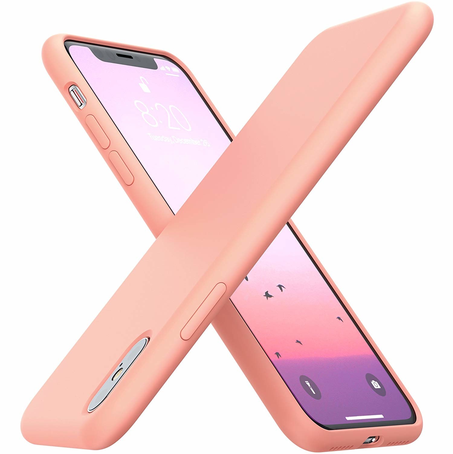 Silicone case iPhone Xs Max (roze) PhoneFactory