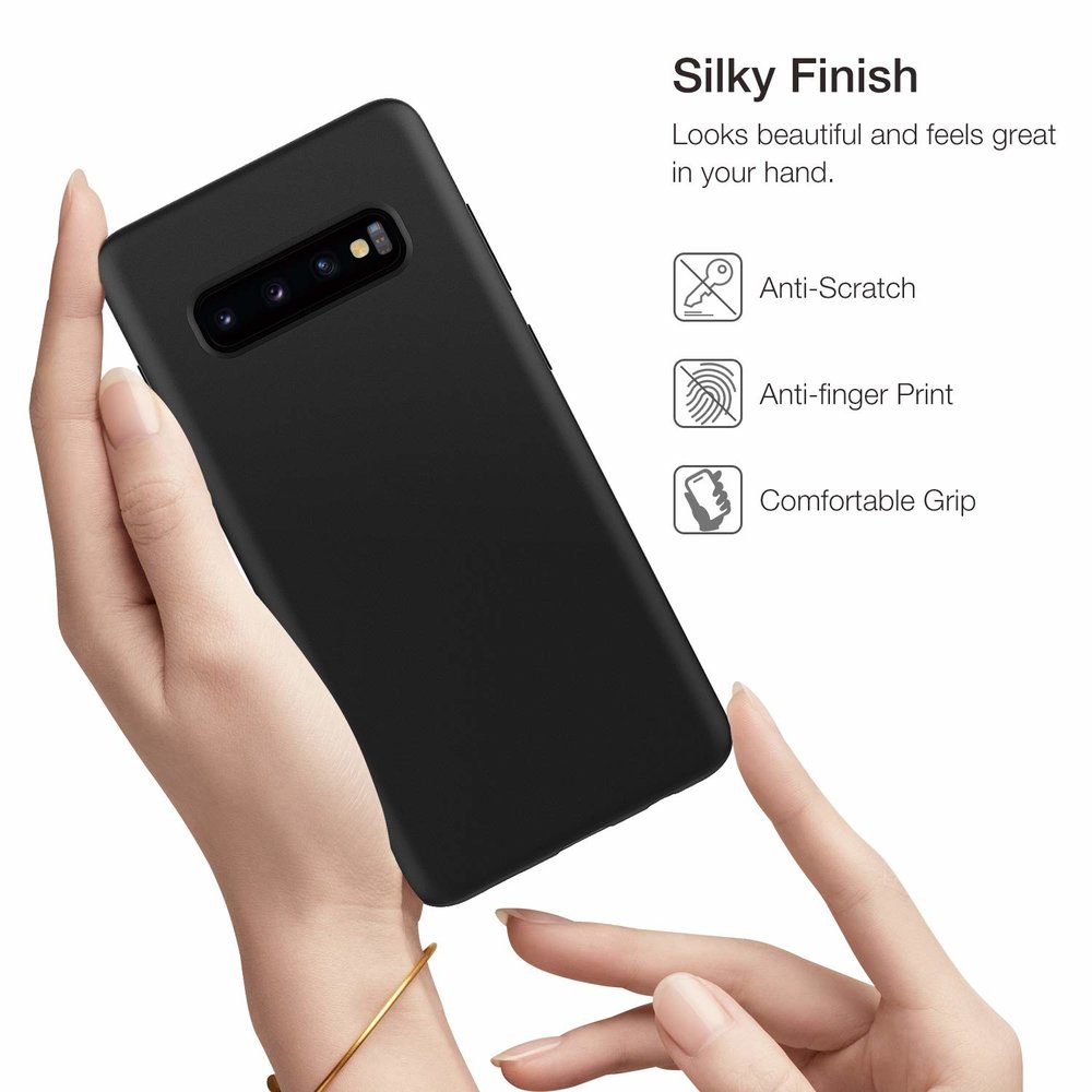 ShieldCase® Shieldcase Silicone case Samsung Galaxy S10 (zwart)