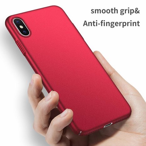 ShieldCase® Shieldcase iPhone Xs Max ultra thin case (rood) ShieldCase® Shieldcase iPhone Xs Max ultra thin case (rood)