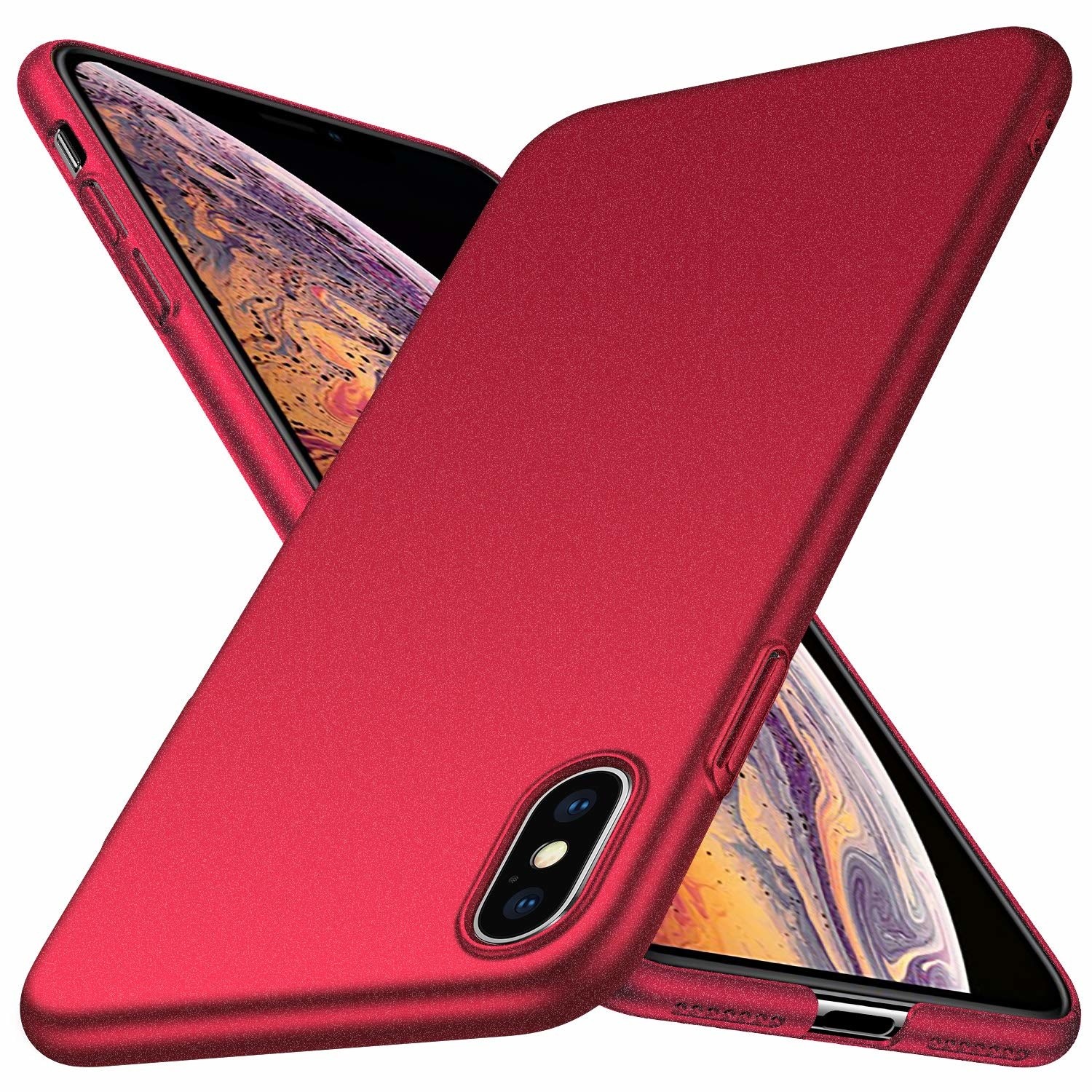 Xs Max ultra thin case (rood) - Phone-Factory