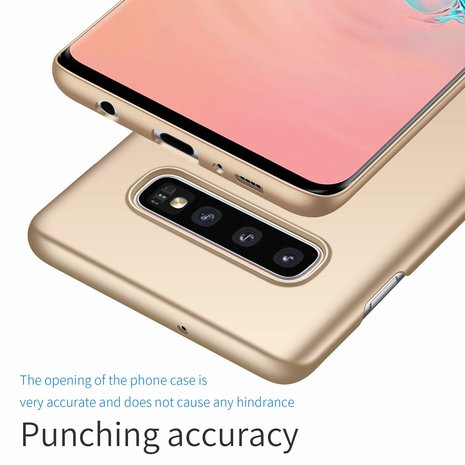 Ultra thin goud Samsung S10 case Phone Factory