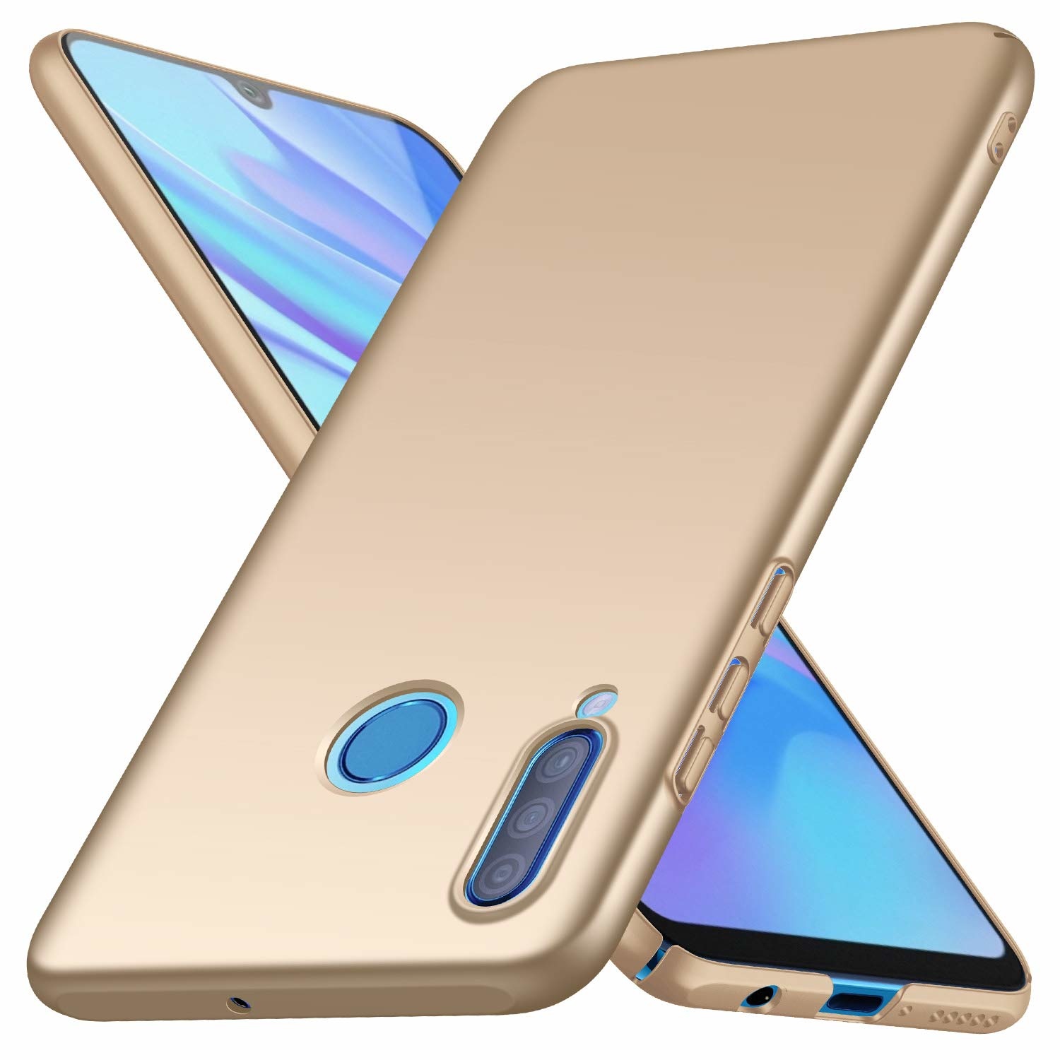 Ultra thin Huawei P30 Lite case goud -