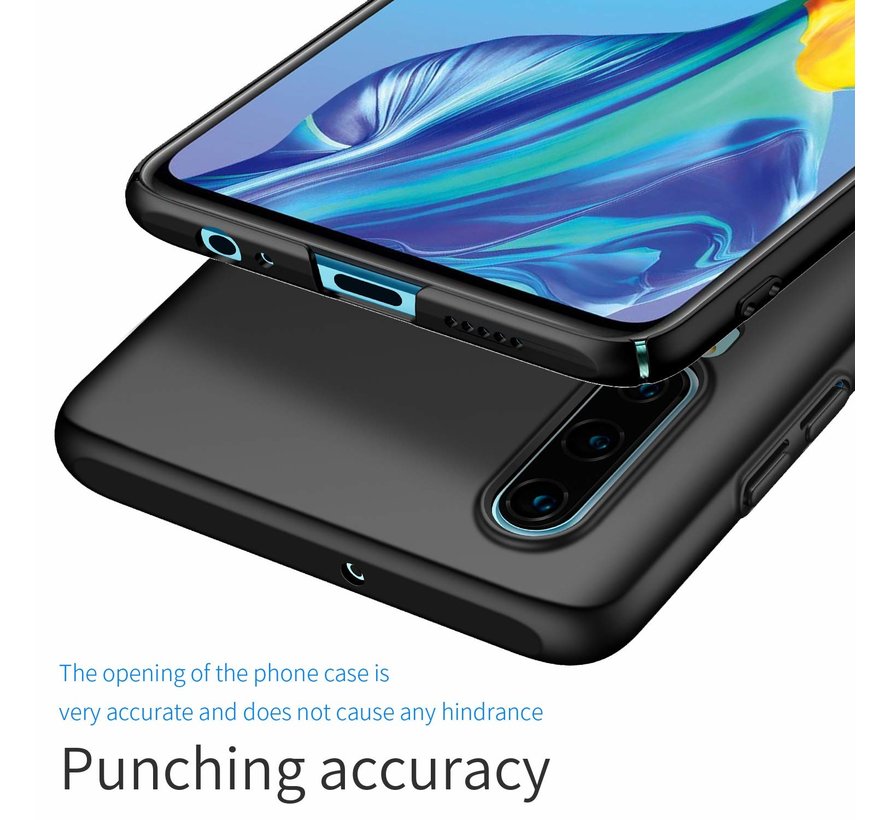 Ultra Thin Huawei P30 Case Zwart Phone Factory 4647