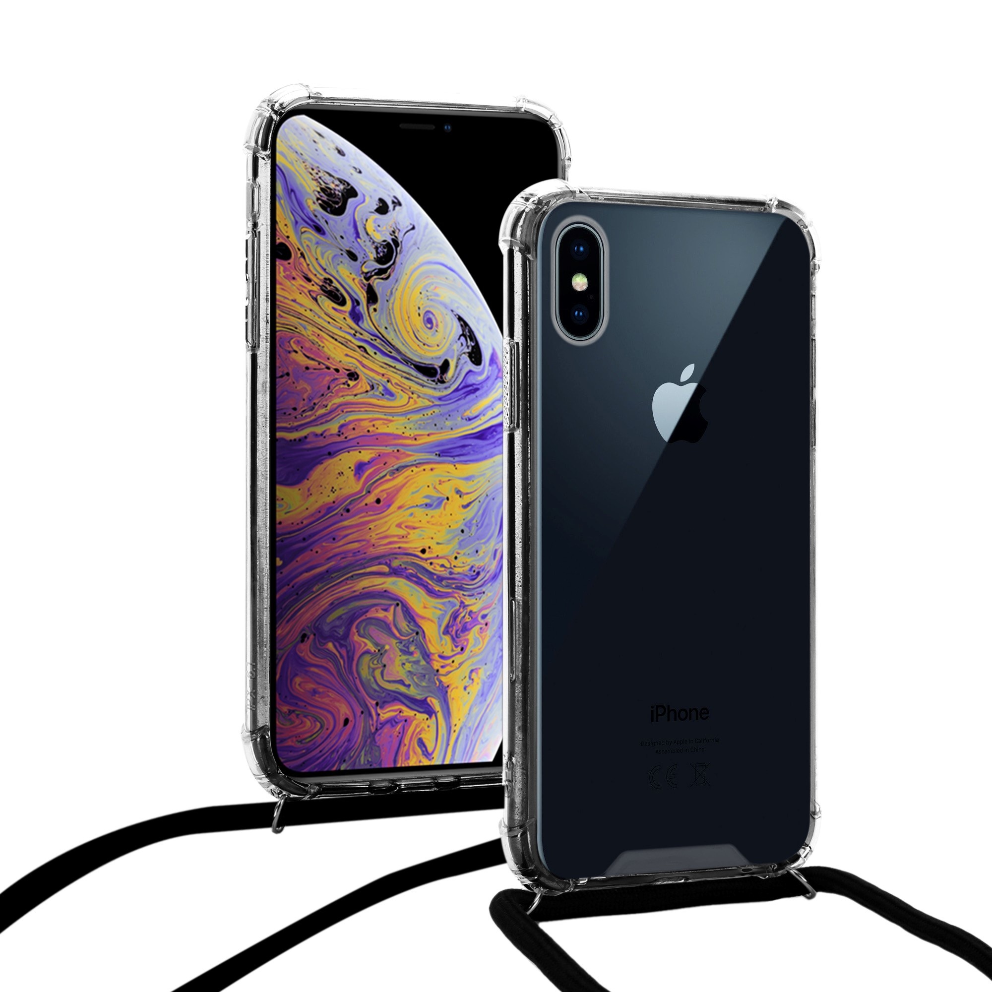 Lenen Betreffende slecht Shock hoesje met koord iPhone Xs Max - Phone-Factory
