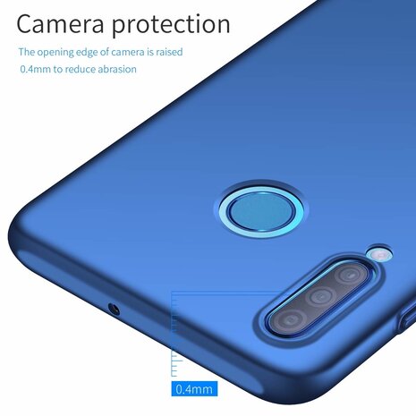 ShieldCase® ShieldCase Ultra thin Huawei P30 Lite case (blauw) + gratis glazen Screenprotector