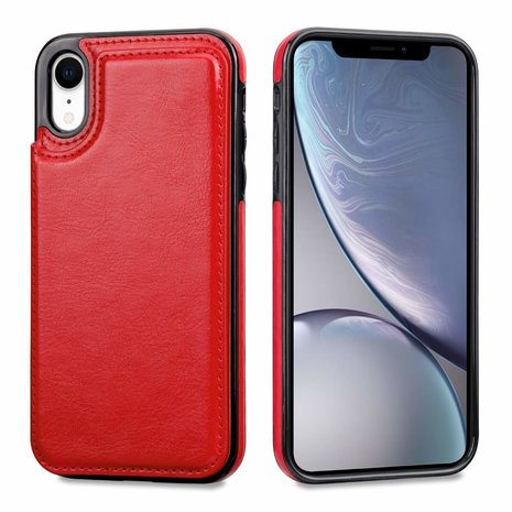 ShieldCase® ShieldCase Wallet Case iPhone Xr (rood) ShieldCase® ShieldCase Wallet Case iPhone Xr (rood)