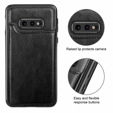 ShieldCase® ShieldCase Wallet Case Samsung Galaxy S10e (zwart) ShieldCase® ShieldCase Wallet Case Samsung Galaxy S10e (zwart)