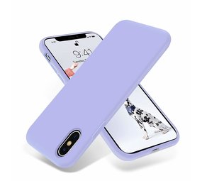 ShieldCase® Silicone case iPhone X / Xs (paars)