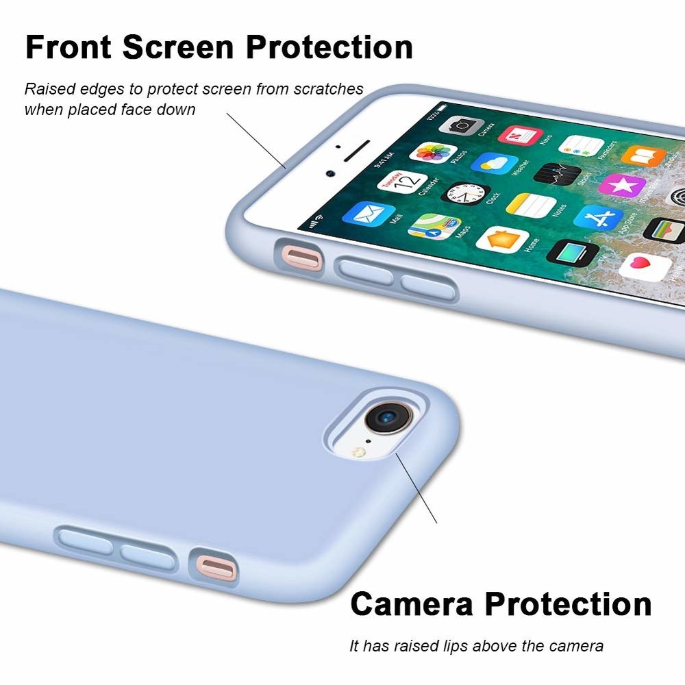 ShieldCase® ShieldCase Silicone case iPhone 7 / 8  (paars)