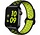 Apple Watch silicone sport+ band (zwart/geel)