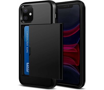 ShieldCase® Kaarthouder case met slide iPhone 11 (zwart)