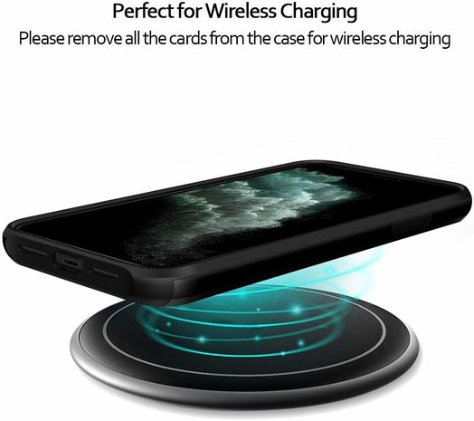 ShieldCase® ShieldCase Kaarthouder case met slide iPhone 11 Pro Max (zwart) ShieldCase® ShieldCase Kaarthouder case met slide iPhone 11 Pro Max (zwart)