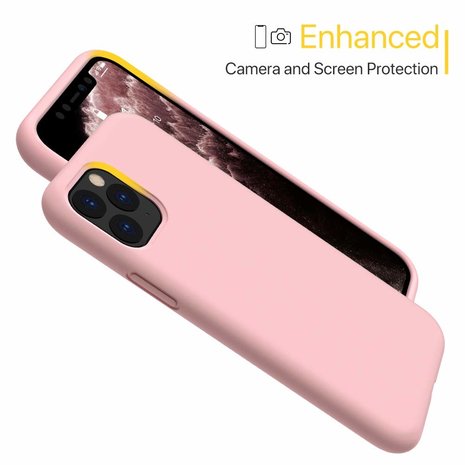 ShieldCase® ShieldCase Silicone case iPhone 11 Pro (roze)