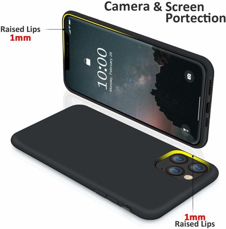 ShieldCase® ShieldCase Silicone case iPhone 11 Pro Max (zwart)