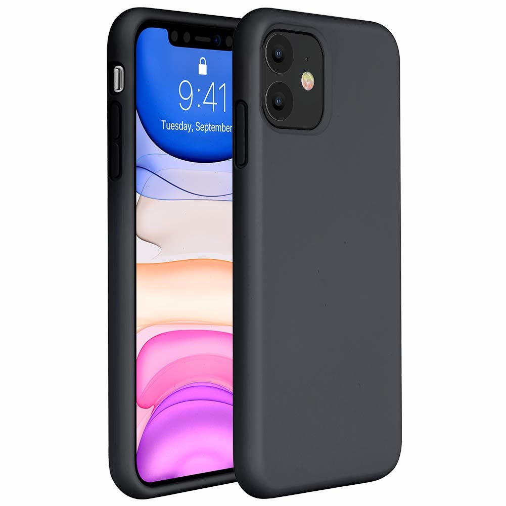 Silicone case iPhone 11 (zwart) PhoneFactory