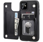 ShieldCase® iPhone 11 wallet case (zwart)