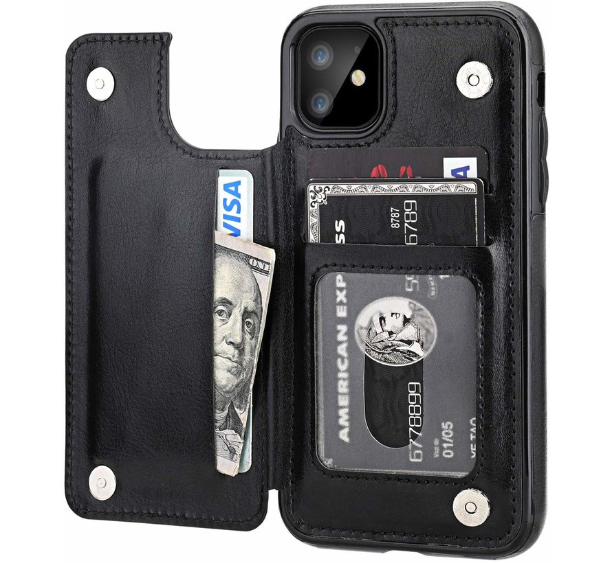 ShieldCase iPhone 11 wallet case (zwart)