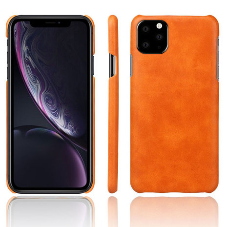 Dijk Keel erger maken Leren vintage hoesje iPhone 11 (oranje) - Phone-Factory