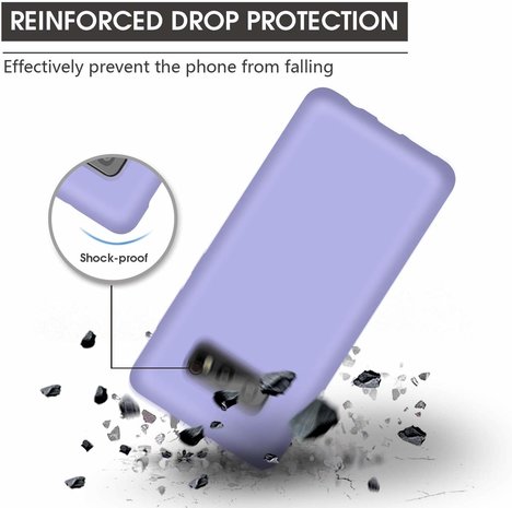 ShieldCase® Shieldcase Silicone case Samsung Galaxy S10e (paars)