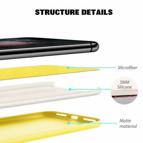 ShieldCase® ShieldCase Silicone case iPhone 11 (geel)