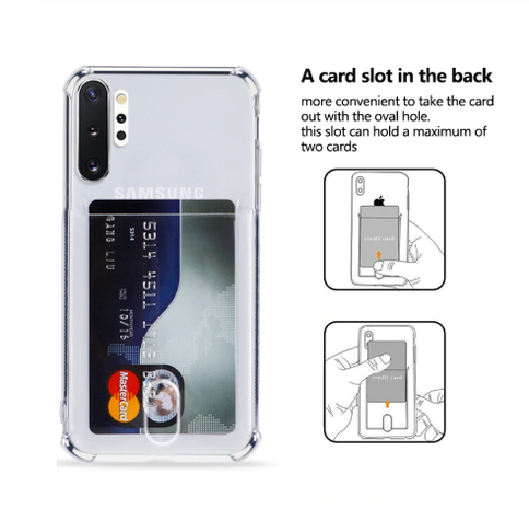 ShieldCase® Samsung Galaxy A50 Shock case met pashouder ShieldCase® Samsung Galaxy A50 Shock case met pashouder