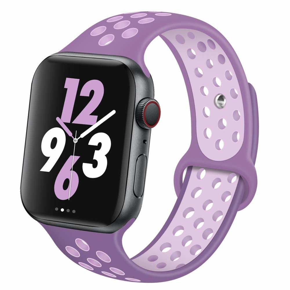 Apple Watch silicone sport+ band (lichtpaars)