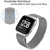 Fitbit Versa Milanese band (zilver) Fitbit Versa Milanese band (zilver)