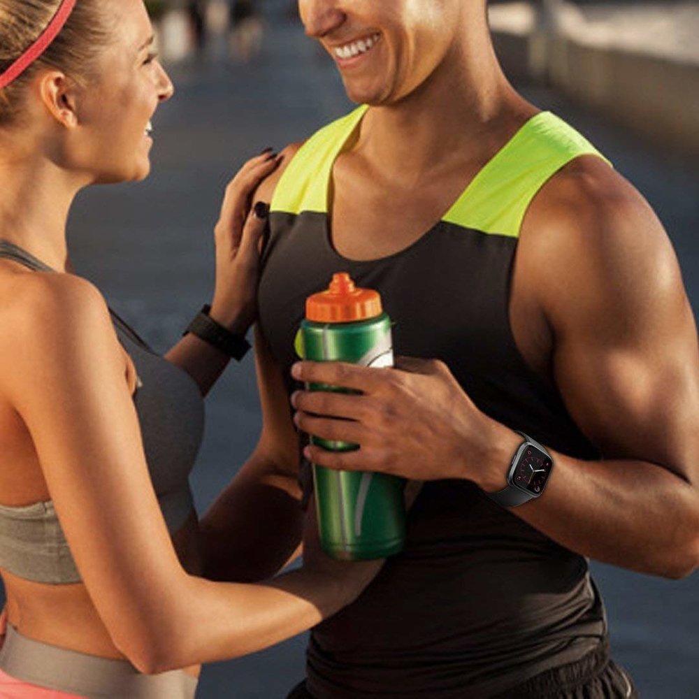 Fitbit Versa silicone band (zwart)