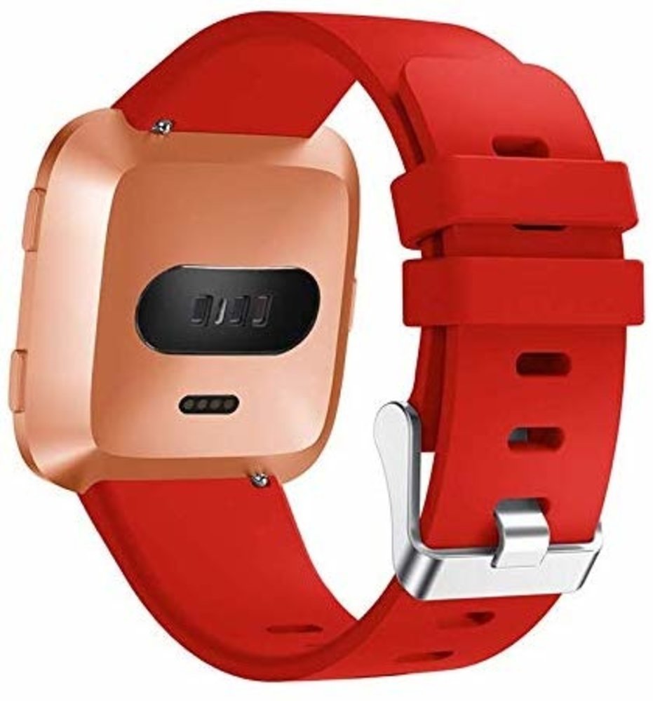 Fitbit Versa silicone band (rood)