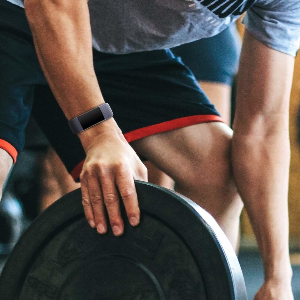 Fitbit Charge 3 silicone band (grijsblauw)