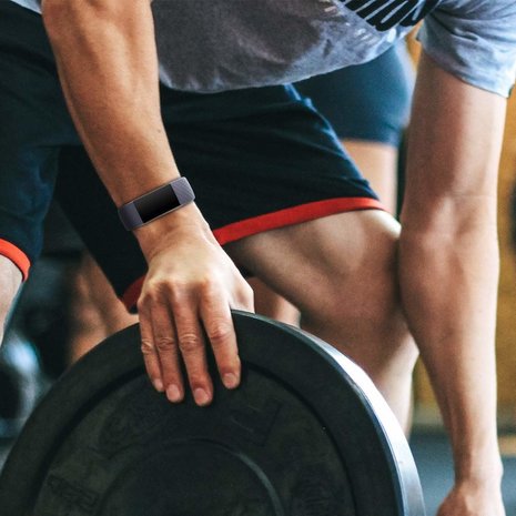 Fitbit Charge 3 silicone band (grijsblauw)