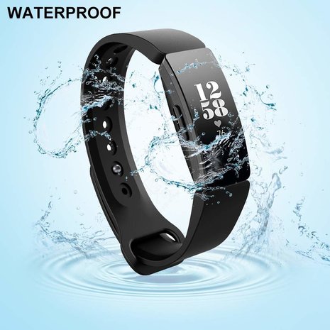Fitbit Inspire silicone band (zwart)
