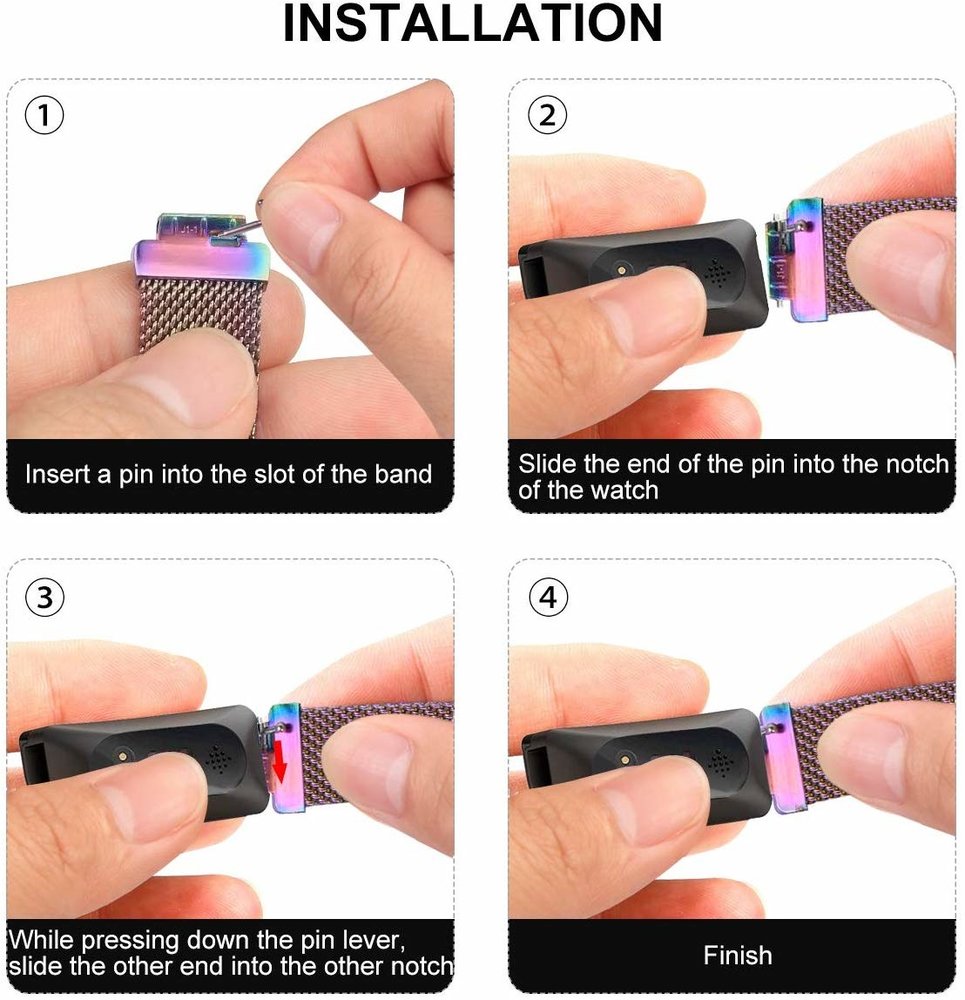 Fitbit Inspire Milanese band (rainbow) Fitbit Inspire Milanese band (rainbow)