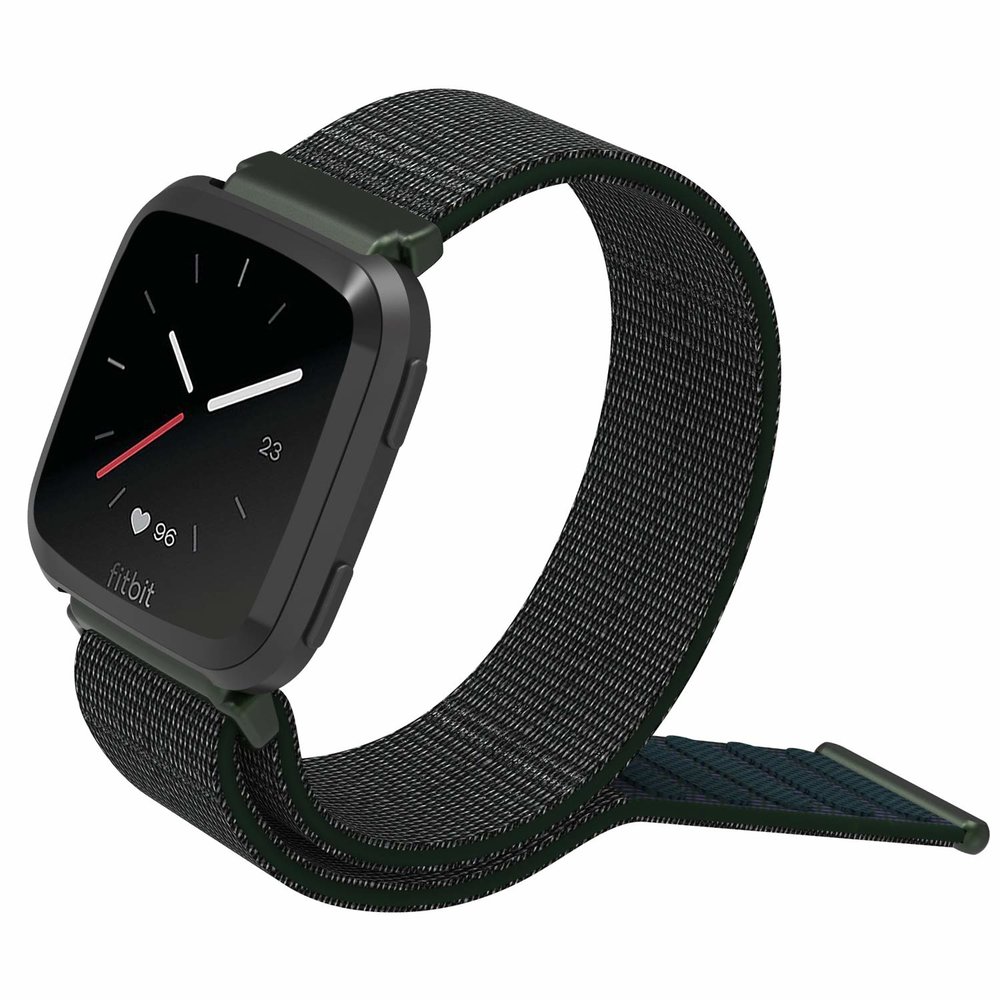 Fitbit Versa nylon bandje (olijfgroen) Fitbit Versa nylon bandje (olijfgroen)
