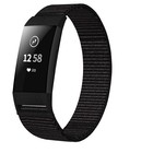 Fitbit Charge 3 nylon band (zwart)