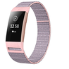 Fitbit Charge 3 nylon bandje (roze) Fitbit Charge 3 nylon bandje (roze)