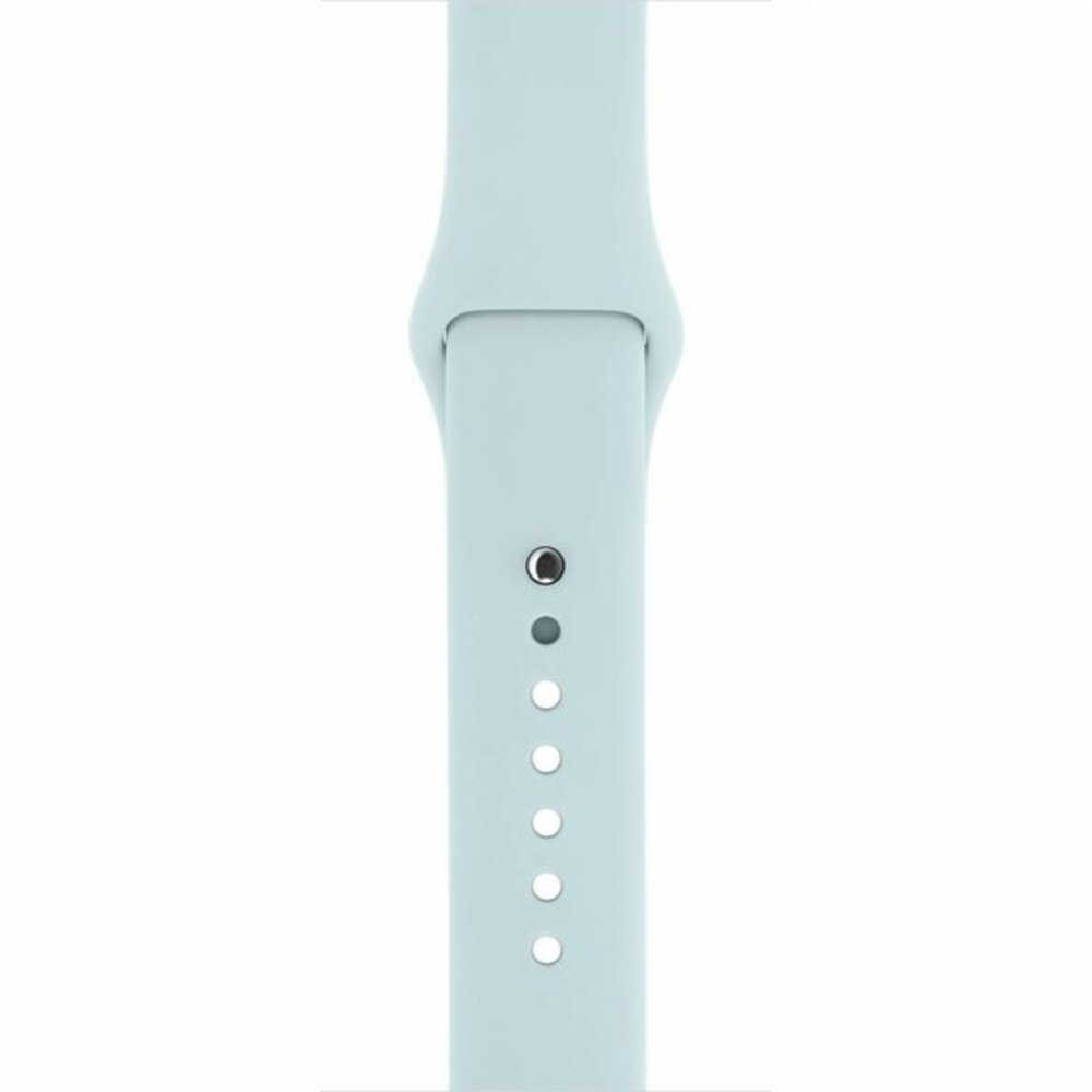 Apple Watch silicone sport band (lichtblauw)