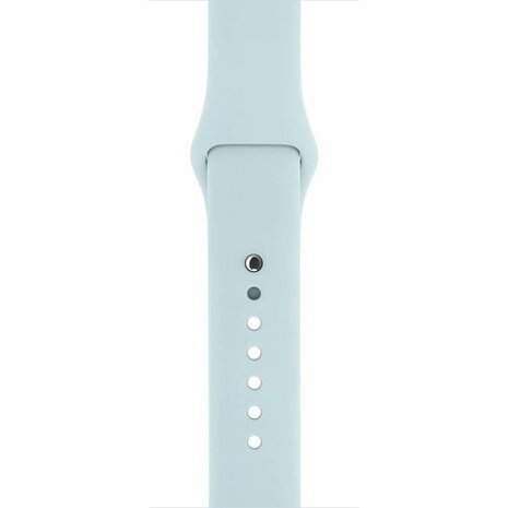 Apple Watch silicone sport band (lichtblauw)