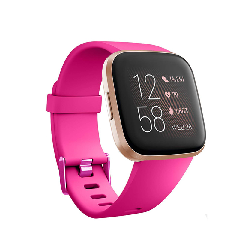Fitbit Versa silicone band (roze) - Phone-Factory
