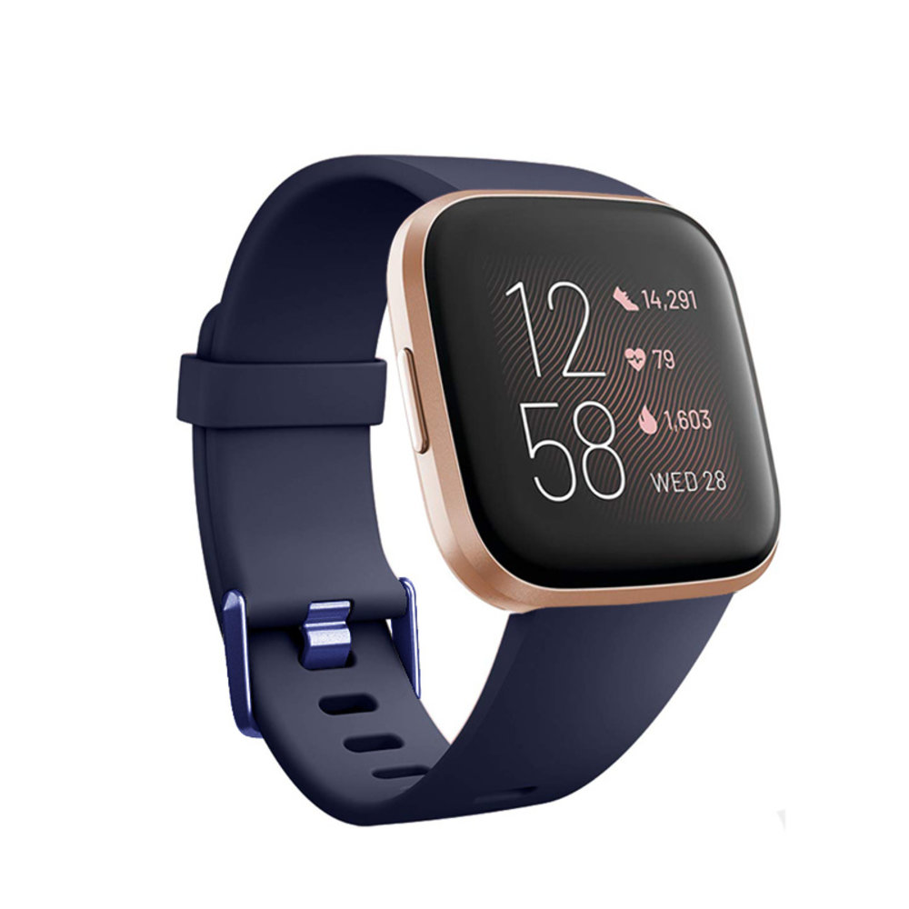 Fitbit Versa silicone band (donkerblauw)