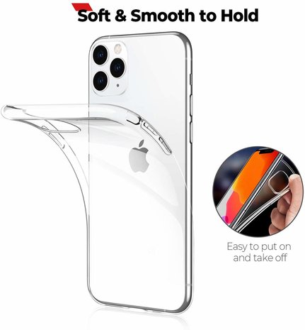 ShieldCase® ShieldCase Ultra thin silicone hoesje iPhone 11 Pro (transparant)