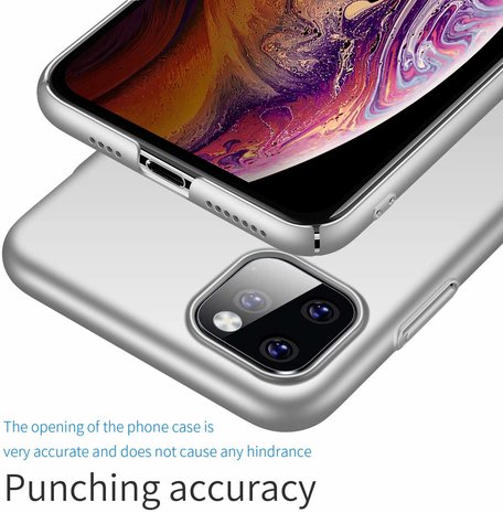 ShieldCase® ShieldCase Ultra thin case iPhone 11 Pro Max (zilver) ShieldCase® ShieldCase Ultra thin case iPhone 11 Pro Max (zilver)