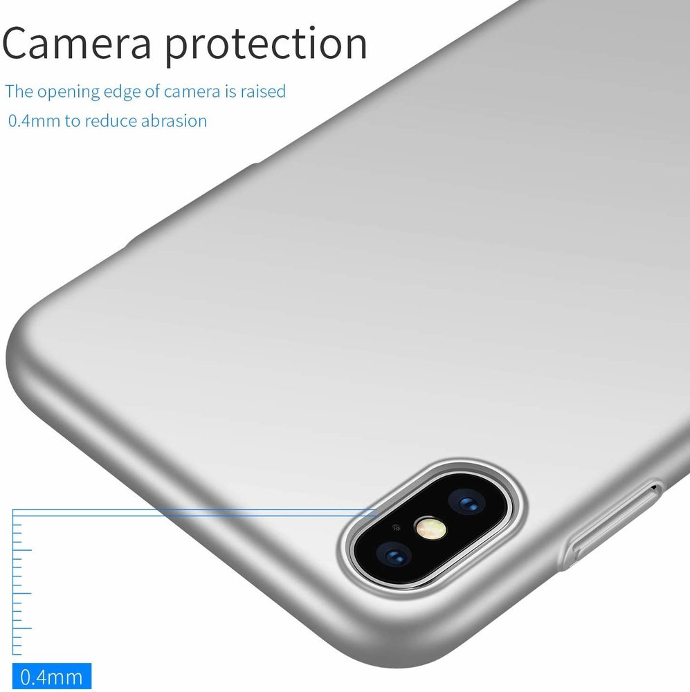 ShieldCase® Shieldcase iPhone Xs Max ultra thin case (zilver) ShieldCase® Shieldcase iPhone Xs Max ultra thin case (zilver)