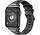 Apple Watch leren band (zwart)