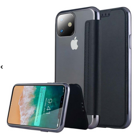 ShieldCase ShieldCase gegalvaniseerde flipcase iPhone 11 zwart